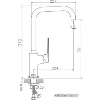 Смеситель Haiba HB70533-3 (серый)