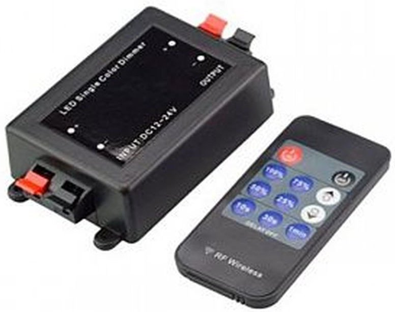 

Диммер для одноцветных лент (без RGB) TDM Electric GDD-96-R-IP20-12 8А для светодиодной ленты 511711