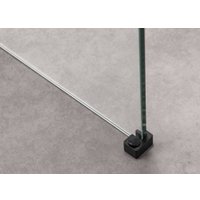 Душевая стенка Saniteco Walk-In SN-W6TB80 (80x200, прозрачное стекло, черный профиль)