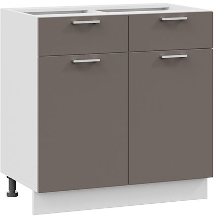 

Шкаф напольный Трия Габриэлла 1Н8Я1 (белый/муссон)