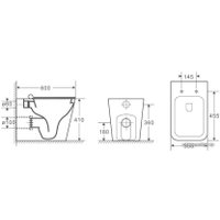 Унитаз подвесной Grossman GR-4414S
