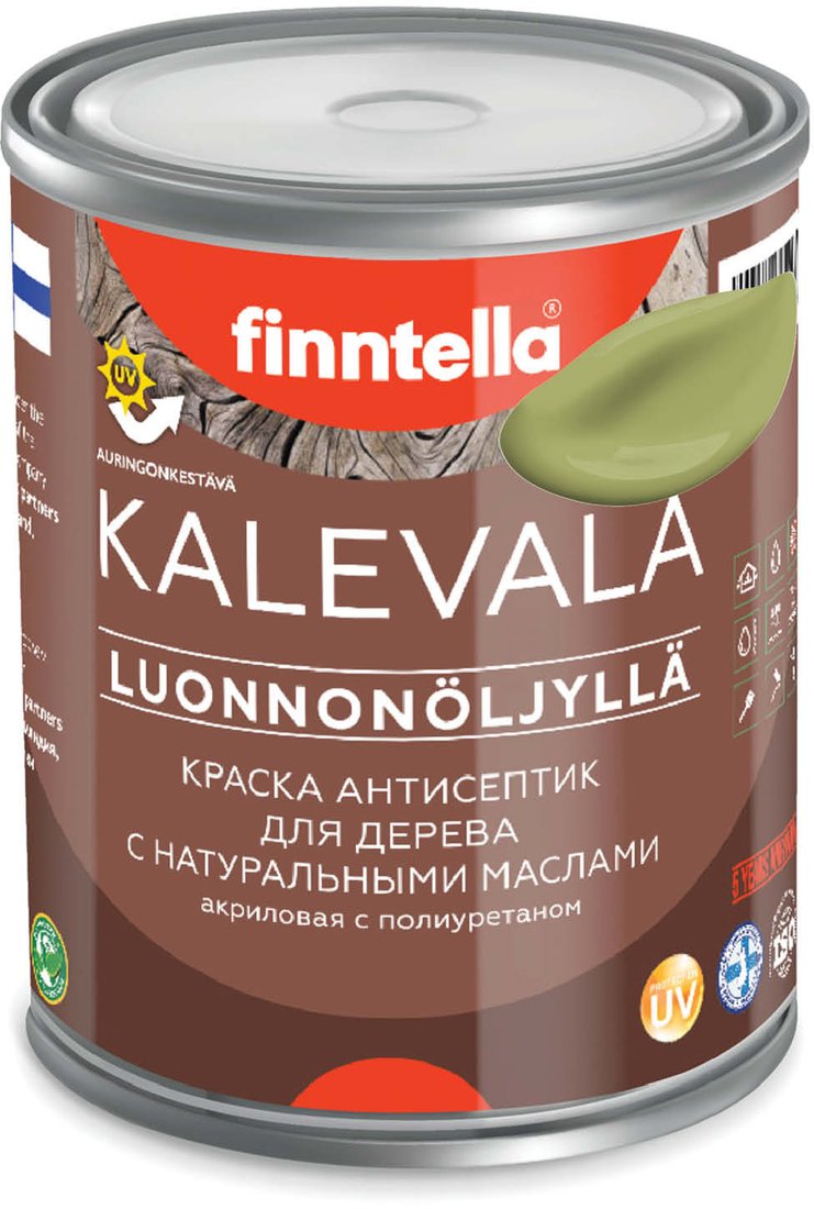

Краска Finntella Kalevala Metsa F-13-1-1-FL032 0.9 л (зеленый)