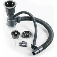 Кухонная мойка Schtoff Undermount Best Decor Silver 5545 + коландер KR-1 GREY + дозатор SD-1 SILVER