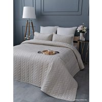 Набор текстиля для спальни Vip Camilla 240-260 (косичка, крем)