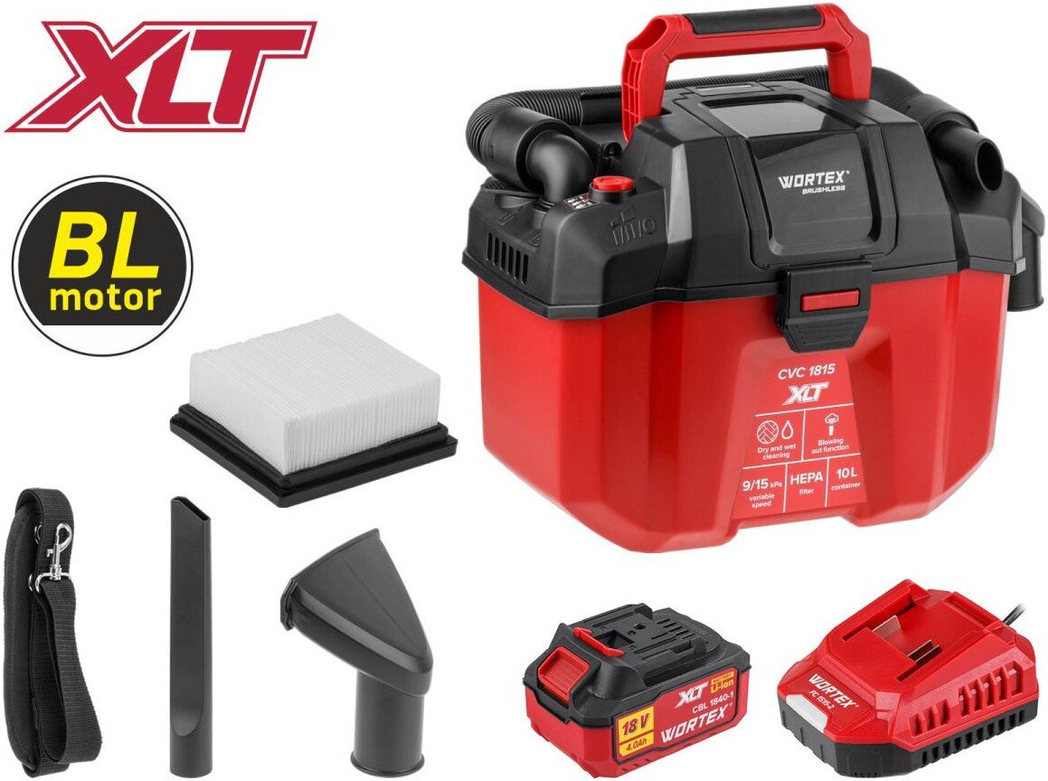 Пылесос Wortex CVC 1815 ALL1 XLT SET 2334162 (с 1-м АКБ)