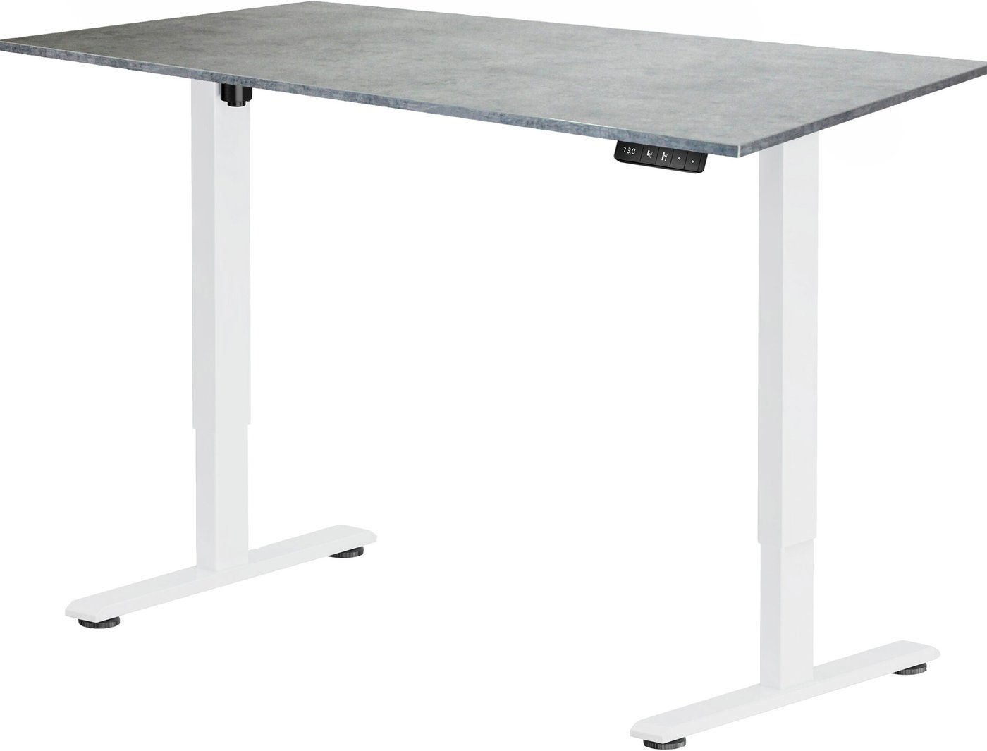 

Стол для работы стоя ErgoSmart Electric Desk Prime 1200х650х18 мм (бетон чикаго/белый)