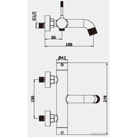 Смеситель Vieir V403531-F