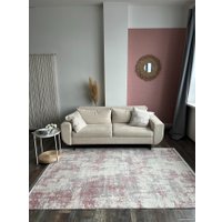 Ковер для жилой комнаты Balat Mensucat Antik 8480B 200x300 (Cream/L.Pink)