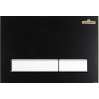 Панель смыва Lavinia Boho Relfix 38050601 (матовый черный/белый)