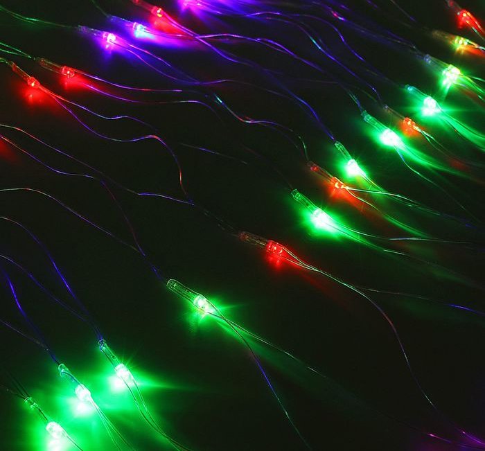 

Гирлянда световая сетка Luazon Led-120 (1x0.9 м, RG/RB) [1080484]