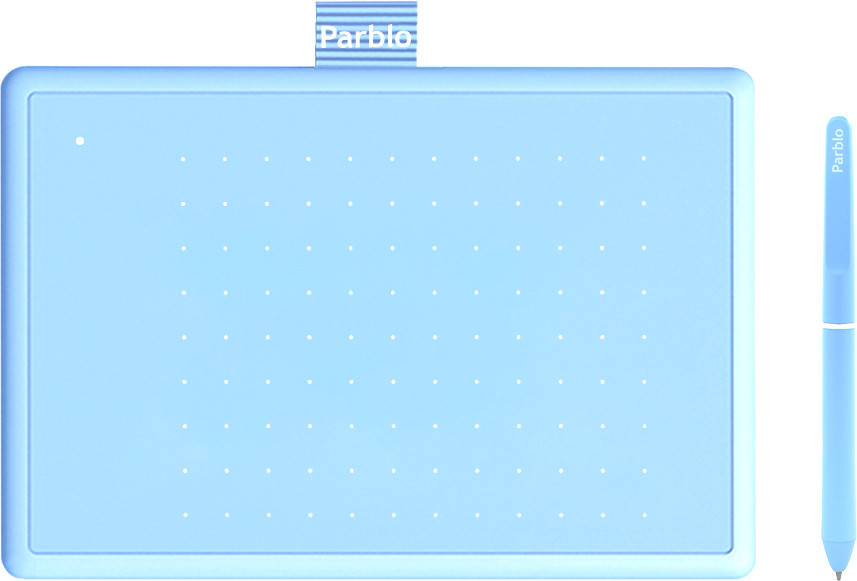 

Графический планшет Parblo Ninos N4 (голубой)