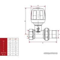 Запорная арматура ITAP Прямой ручной вентиль 294 3/4”