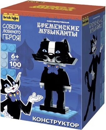 Конструктор Brick Labs Бременские музыканты: Кот AB-1115