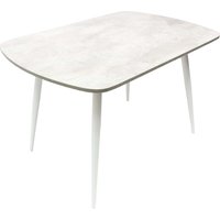 Кухонный стол ВВР ЛДСП (камень светлый/белый конус 110/70) в Витебске