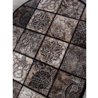 Ковер для жилой комнаты Merinos Valencia Deluxe d328-OVAL-BROWN (2x3)