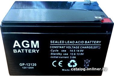 Аккумулятор для ИБП AGM Battery GP 12120 (12В/12 А·ч)