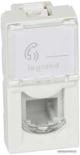 Розетка телефонная Legrand Mosaic 078730