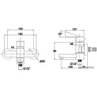 Смеситель Kaiser Sonat 34022-L (хром)