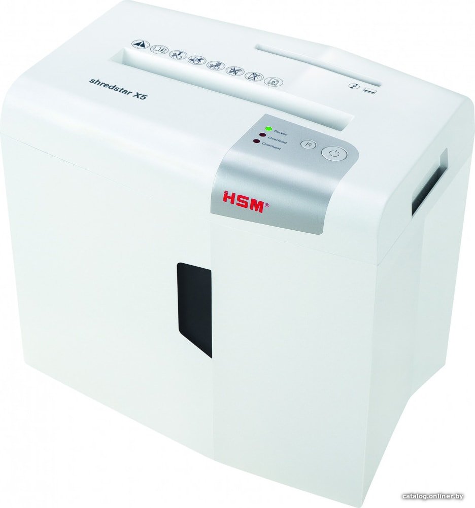 Шредер HSM shredstar X5 (4.5x30 мм, белый)