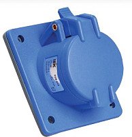 Розетка промышленная IEK Magnum 16А 2P+PE 220В ССИ-413 IP44