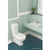 Унитаз напольный Керамин Женева с двухрежимной арматурой и сидением из дюропласта