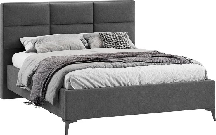 

Кровать Трия Делана Тип 1 с подъемным механизмом 160x200 (микрошенилл Relax Graphite)
