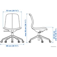  Ikea Лонгфьелль 693.862.26 (гуннаред синий/белый)