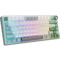 Клавиатура Royal Kludge R75 RGB Sky Cyan (RK Silver)