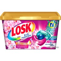 Капсулы для стирки Losk Ароматерапия 3+1 Power Caps Малазийский Цветок (12 шт)