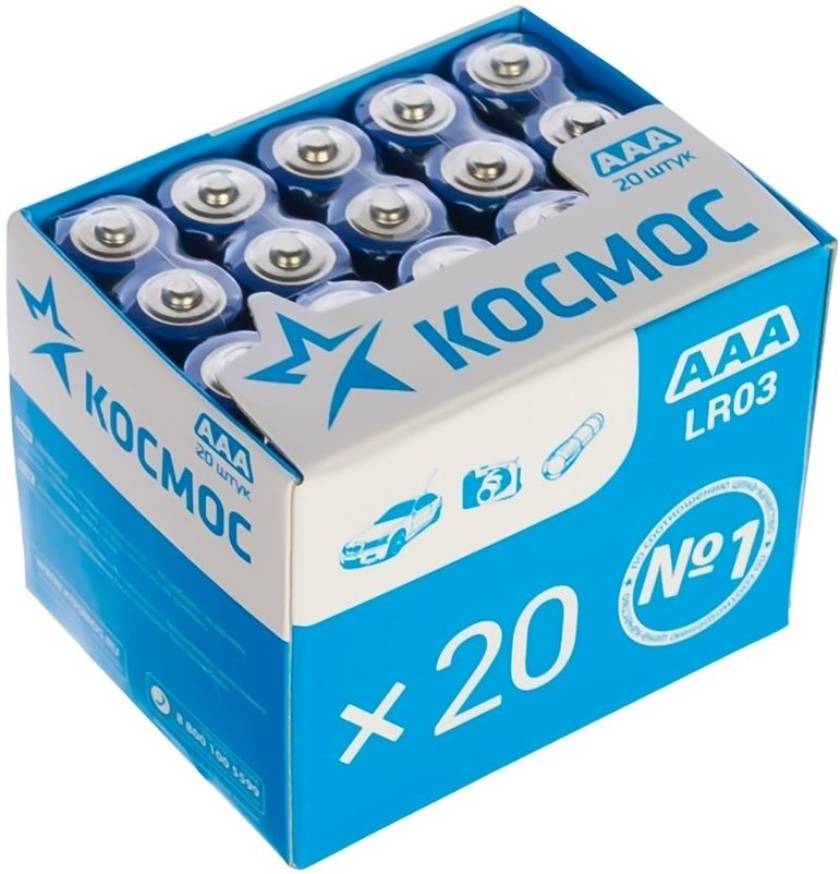 

Батарейка КОСМОС LR03 20BOX KOCLR0320BOX