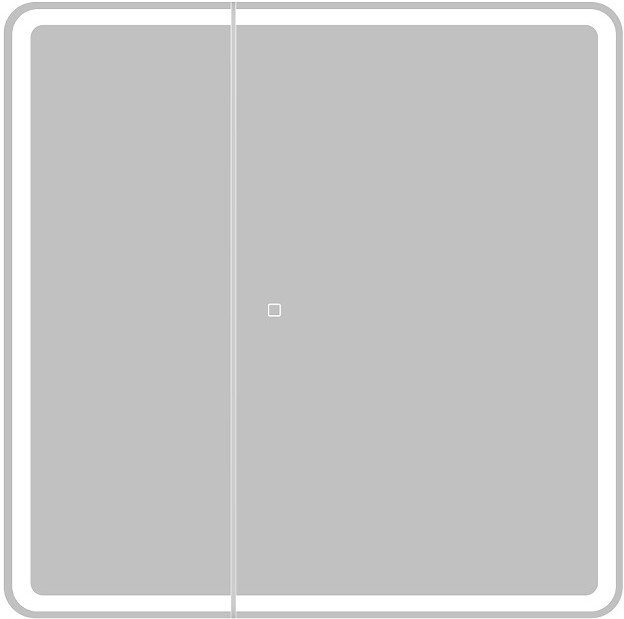 BelBagno Шкаф с зеркалом SPC-MAR-800/800-2A-LED-TCH