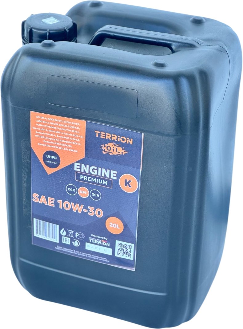 

Моторное масло Terrion Oil Engine Premium K SAE 10W-30 20л