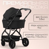 Универсальная коляска Bubago Lotta Limited BG LTD-176-2 (3 в 1, черный)