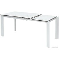 Кухонный стол M-City Corner 120 High Gloss DECDF5052THGSTATWHT (Statuario керамика/белый)