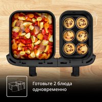 Аэрогриль (аэрофритюрница) Tefal Dual Easy Fry EY9428E0