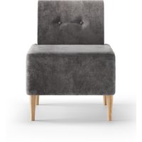 Интерьерное кресло MONOFIX Четт кресло (микровелюр/серый №23)