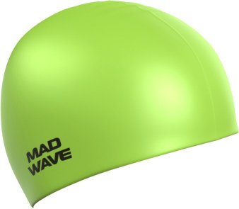 

Шапочка для плавания Mad Wave Light Big (салатовый)