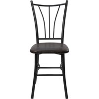 Стул ВВР Трилогия (шоколад крокодил/черный, экокожа)