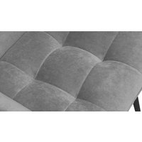 Стул Трия Шато конус Т2 (черный муар/велюр серый)