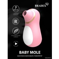 Вакуумный стимулятор клитора Bradex Baby Mole SX 0016 (розовый)