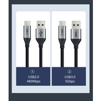 Кабель Cabletime Superspeed USB Type-A - USB Type-C (1 м, черный) в Бресте