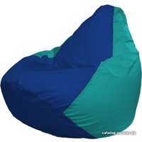 Кресло-мешок Flagman Груша Макси Г2.1-124 (бирюзовый/синий)
