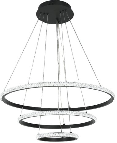 Подвесная люстра In Home Estetika Ring-Mystery-140RC-3BL 4690612062518