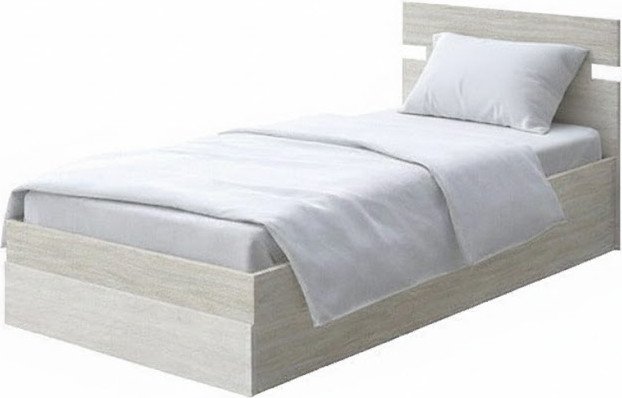 

Кровать PROxSON Milton с ПМ 80x190 (ясень шимо светлый/дуб шамони светлый 124)