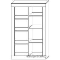 Шкаф распашной КМК Мебель 1Д Лондон 0467.5 (дуб кентерберри/сосна натуральная)