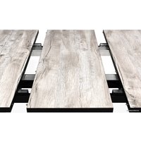 Кухонный стол Sheffilton SHT-T40/130-160 (дуб аляска/черный)