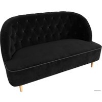 Диван Лига диванов Амиса 109834 (черный)