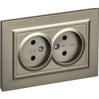 Розетка IEK Brite BR-R20-10-K37-F