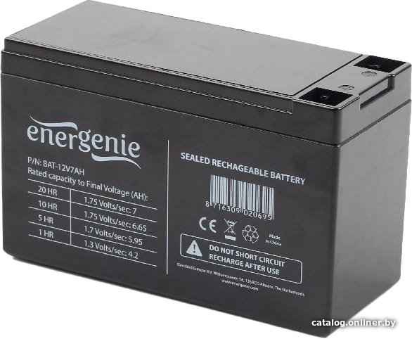 Аккумулятор для ИБП EnerGenie BAT-12V7AH