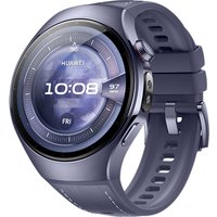 Умные часы Huawei Watch 5 46 мм (фиолетовый, с фиолетовым силиконовым ремешком, международная версия)